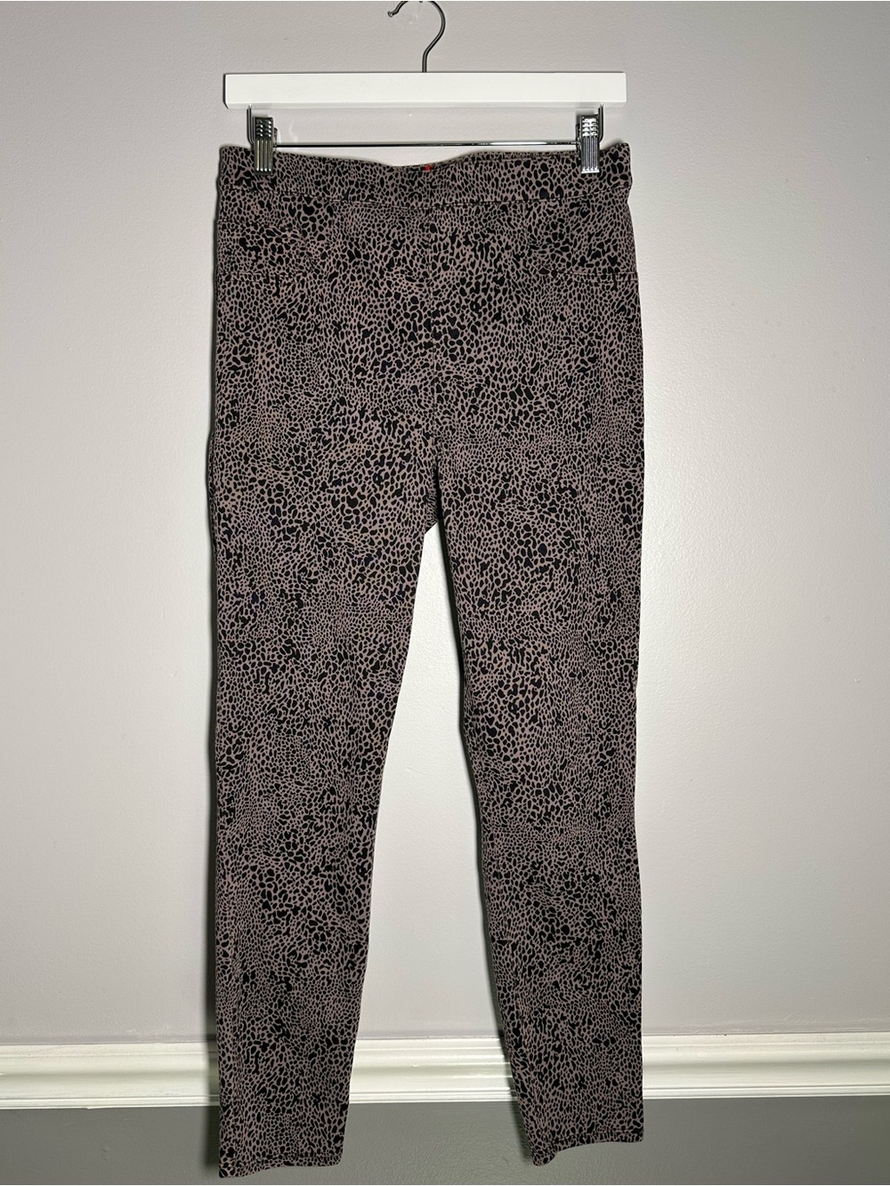 SPANX Jean-Ish Animal Print Ankle Leggings Large